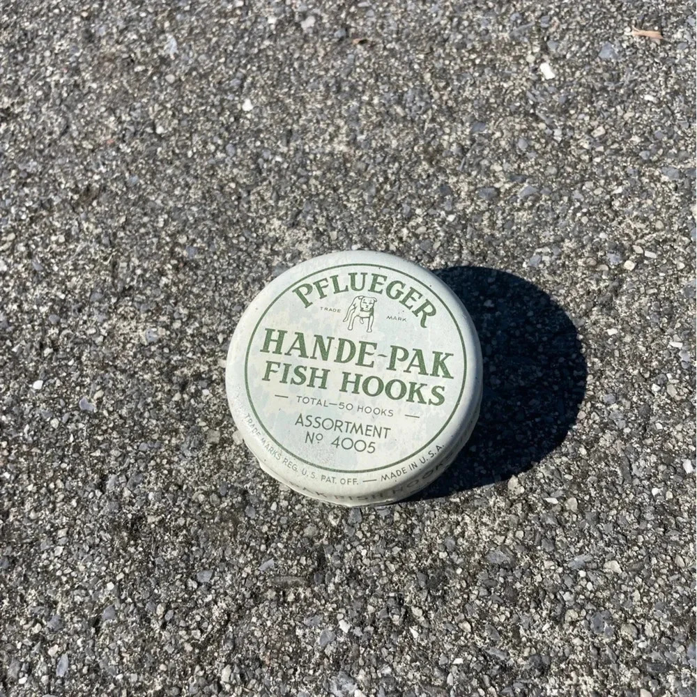 Vintage Fishing Lure Can/TIn - Home Decor - Accents